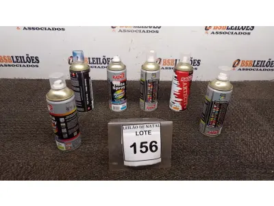 LOTE 156 - 06 TINTAS SPRAY PARA USO ARTÍSTICO MARCA RADEX CORES DIVERSAS. (NO ESTADO) ATENÇÃO! FAZER A VISITAÇÃO ANTES DE ARREMATAR, NÃO SABEMOS SE FUNCIONA, LEILÃO NÃO TEM GARANTIA E NEM DEVOLUÇÃO, SUJEITO A POSSÍVEIS AVARIAS VISÍVEIS/OCULTAS E/OU AUSÊNCIA DE COMPONENTES.