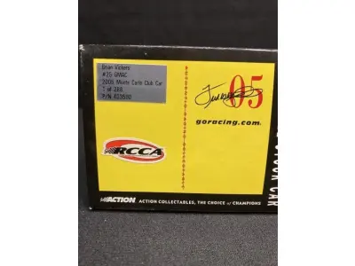 LOTE 091 - 01 RARA MINIATURA BRIAN VICKERS #25 1/24TH GMAC RACING 2004, METAL SUPER CONSERVADA PARECE NOVA, ITEM COMPRADO EM GAREGEM DE ANTIGUIDADES NOS EUA. ITEM DE COLEÇAO. (NO ESTADO) ATENÇÃO! FAZER A VISITAÇÃO ANTES DE ARREMATAR, NÃO SABEMOS SE FUNCIONA, LEILÃO NÃO TEM GARANTIA E NEM DEVOLUÇÃO, SUJEITO A POSSÍVEIS AVARIAS VISÍVEIS/OCULTAS E/OU AUSÊNCIA DE COMPONENTES.