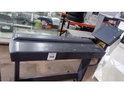 LOTE 350 - 01 SCANNER DE ALTA DEFINIÇÃO MODELO DESIGNJET HD SCANER MARCA HP. (NO ESTADO) ATENÇÃO! FAZER A VISITAÇÃO ANTES DE ARREMATAR, NÃO SABEMOS SE FUNCIONA, LEILÃO NÃO TEM GARANTIA E NEM DEVOLUÇÃO, SUJEITO A POSSÍVEIS AVARIAS VISÍVEIS/OCULTAS E/OU AUSÊNCIA DE COMPONENTES.