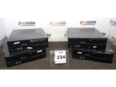 LOTE 234 - 04 CPUS I3 MARCA POSITIVO. (NO ESTADO) ATENÇÃO! FAZER A VISITAÇÃO ANTES DE ARREMATAR, NÃO SABEMOS SE FUNCIONA, LEILÃO NÃO TEM GARANTIA E NEM DEVOLUÇÃO, SUJEITO A POSSÍVEIS AVARIAS VISÍVEIS/OCULTAS E/OU AUSÊNCIA DE COMPONENTES.