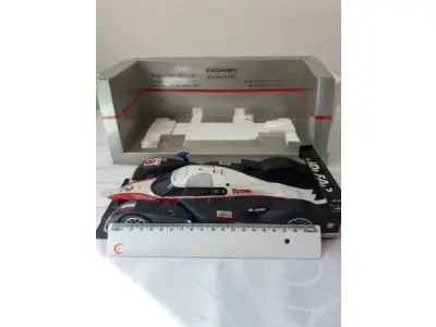 LOTE 097 - 01 RARA MINICHAMPS 1/18 ESCALA 150 081207 - PEUGEOT 908 HDI FAP LE MANS. (NO ESTADO) ATENÇÃO! FAZER A VISITAÇÃO ANTES DE ARREMATAR, NÃO SABEMOS SE FUNCIONA, LEILÃO NÃO TEM GARANTIA E NEM DEVOLUÇÃO, SUJEITO A POSSÍVEIS AVARIAS VISÍVEIS/OCULTAS E/OU AUSÊNCIA DE COMPONENTES.