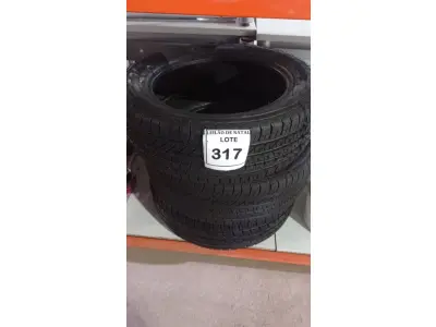 LOTE 317 - 03 PNEUS REMOLD 195/55 R16. (NO ESTADO) ATENÇÃO! FAZER A VISITAÇÃO ANTES DE ARREMATAR, NÃO SABEMOS SE FUNCIONA, LEILÃO NÃO TEM GARANTIA E NEM DEVOLUÇÃO, SUJEITO A POSSÍVEIS AVARIAS VISÍVEIS/OCULTAS E/OU AUSÊNCIA DE COMPONENTES.