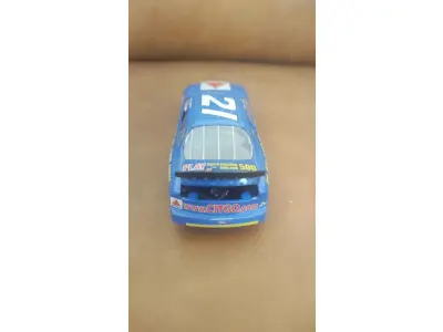 LOTE 200 - 01 ELLIOTT SADLER 21 CITGO FORD TAURUS AZUL 1:32 MODELO DIE-CAST IMAGEM DE CORRIDA,COMPRADAS EM LOJAS DE ANTIGUIDADES DOS EUA.