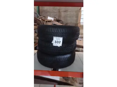 LOTE 332 - 03 PNEUS REMOLD 185/65 R14. (NO ESTADO) ATENÇÃO! FAZER A VISITAÇÃO ANTES DE ARREMATAR, NÃO SABEMOS SE FUNCIONA, LEILÃO NÃO TEM GARANTIA E NEM DEVOLUÇÃO, SUJEITO A POSSÍVEIS AVARIAS VISÍVEIS/OCULTAS E/OU AUSÊNCIA DE COMPONENTES.