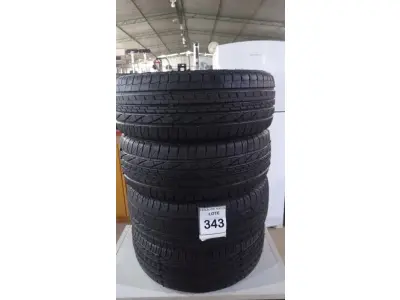 LOTE 343 - 03 PNEUS REMOLD MEDIDA 205/55 R16. (NO ESTADO) ATENÇÃO! FAZER A VISITAÇÃO ANTES DE ARREMATAR, NÃO SABEMOS SE FUNCIONA, LEILÃO NÃO TEM GARANTIA E NEM DEVOLUÇÃO, SUJEITO A POSSÍVEIS AVARIAS VISÍVEIS/OCULTAS E/OU AUSÊNCIA DE COMPONENTES.