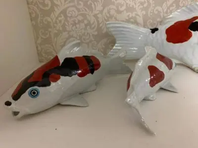 LOTE 079 - 01 LOTE 03 CARPAS IMPORTADAS DE CERÂMICA VITRIFICADA, ADQUIRIDOS EM BALI. MAIOR MED. 35 CM DE LARGURA. UMA DELAS APRESENTA DISCRETO BICADO. (NO ESTADO) ATENÇÃO! FAZER A VISITAÇÃO ANTES DE ARREMATAR, NÃO SABEMOS SE FUNCIONA, LEILÃO NÃO TEM GARANTIA E NEM DEVOLUÇÃO, SUJEITO A POSSÍVEIS AVARIAS VISÍVEIS/OCULTAS E/OU AUSÊNCIA DE COMPONENTES.