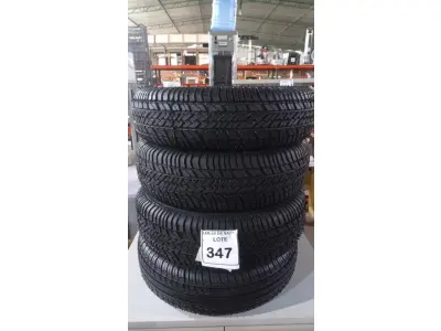 LOTE 347 - 03 PNEUS REMOLD MEDIDA 185/70 R14. (NO ESTADO) ATENÇÃO! FAZER A VISITAÇÃO ANTES DE ARREMATAR, NÃO SABEMOS SE FUNCIONA, LEILÃO NÃO TEM GARANTIA E NEM DEVOLUÇÃO, SUJEITO A POSSÍVEIS AVARIAS VISÍVEIS/OCULTAS E/OU AUSÊNCIA DE COMPONENTES.