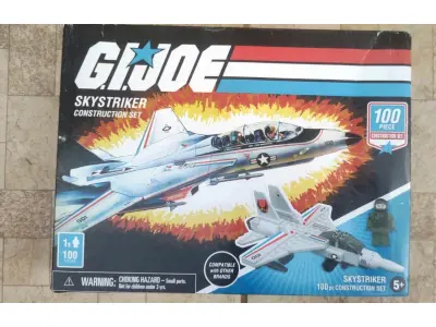 LOTE 105 - 01 GI JOE ( COMANDOS EM AÇAO) SKYSTRIKER SET NOVO NA CAIXA. (NO ESTADO) ATENÇÃO! FAZER A VISITAÇÃO ANTES DE ARREMATAR, NÃO SABEMOS SE FUNCIONA, LEILÃO NÃO TEM GARANTIA E NEM DEVOLUÇÃO, SUJEITO A POSSÍVEIS AVARIAS VISÍVEIS/OCULTAS E/OU AUSÊNCIA DE COMPONENTES.