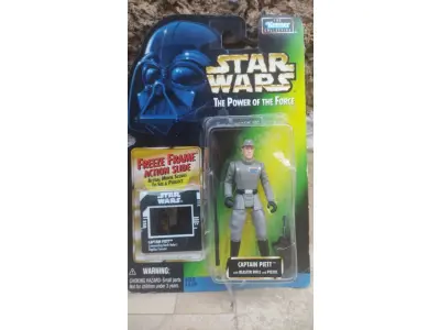 01 STAR WARS CAPTAIN PIETT FREEZE FRAME POTF NOVO LACRADO INTEM DE COLECIONADOR COMPRADO EM GARAGENS DE ANTIGUIDADES NOS EUA. (NO ESTADO) ATENÇÃO! FAZER A VISITAÇÃO ANTES DE ARREMATAR, NÃO SABEMOS SE FUNCIONA, LEILÃO NÃO TEM GARANTIA E NEM DEVOLUÇÃO, SUJEITO A POSSÍVEIS AVARIAS VISÍVEIS/OCULTAS E/OU AUSÊNCIA DE COMPONENTES.