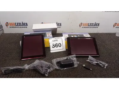 LOTE 360 - 02 TABLETS MARCA FOSOTN COM CARREGADOR. (NO ESTADO) ATENÇÃO! FAZER A VISITAÇÃO ANTES DE ARREMATAR, NÃO SABEMOS SE FUNCIONA, LEILÃO NÃO TEM GARANTIA E NEM DEVOLUÇÃO, SUJEITO A POSSÍVEIS AVARIAS VISÍVEIS/OCULTAS E/OU AUSÊNCIA DE COMPONENTES.