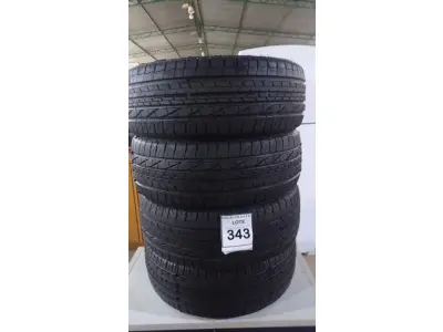 LOTE 343 - 03 PNEUS REMOLD MEDIDA 205/55 R16. (NO ESTADO) ATENÇÃO! FAZER A VISITAÇÃO ANTES DE ARREMATAR, NÃO SABEMOS SE FUNCIONA, LEILÃO NÃO TEM GARANTIA E NEM DEVOLUÇÃO, SUJEITO A POSSÍVEIS AVARIAS VISÍVEIS/OCULTAS E/OU AUSÊNCIA DE COMPONENTES.