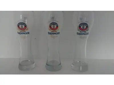 LOTE 012 - 03 COPOS\TAÇA DE CERVEJA ALEMÃ ERDINGER. (NO ESTADO) ATENÇÃO! FAZER A VISITAÇÃO ANTES DE ARREMATAR, NÃO SABEMOS SE FUNCIONA, LEILÃO NÃO TEM GARANTIA E NEM DEVOLUÇÃO, SUJEITO A POSSÍVEIS AVARIAS VISÍVEIS/OCULTAS E/OU AUSÊNCIA DE COMPONENTES.