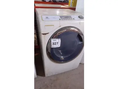 LOTE 327 - 01 MÁQUINA LAVA E SECA MARCA ELECTROLUX. (NO ESTADO) ATENÇÃO! FAZER A VISITAÇÃO ANTES DE ARREMATAR, NÃO SABEMOS SE FUNCIONA, LEILÃO NÃO TEM GARANTIA E NEM DEVOLUÇÃO, SUJEITO A POSSÍVEIS AVARIAS VISÍVEIS/OCULTAS E/OU AUSÊNCIA DE COMPONENTES.