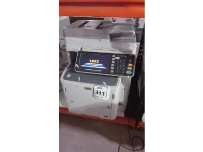 LOTE 311 - 01 IMPRESSORA MULTIFUNCIONAL MODELO MPS5502MB MARCA OKI. (NO ESTADO) ATENÇÃO! FAZER A VISITAÇÃO ANTES DE ARREMATAR, NÃO SABEMOS SE FUNCIONA, LEILÃO NÃO TEM GARANTIA E NEM DEVOLUÇÃO, SUJEITO A POSSÍVEIS AVARIAS VISÍVEIS/OCULTAS E/OU AUSÊNCIA DE COMPONENTES.