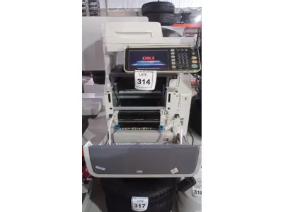 LOTE 314 - 01 IMPRESSORA MULTIFUNCIONAL MODELO MPS5502MB MARCA OKI. (NO ESTADO) ATENÇÃO! FAZER A VISITAÇÃO ANTES DE ARREMATAR, NÃO SABEMOS SE FUNCIONA, LEILÃO NÃO TEM GARANTIA E NEM DEVOLUÇÃO, SUJEITO A POSSÍVEIS AVARIAS VISÍVEIS/OCULTAS E/OU AUSÊNCIA DE COMPONENTES.