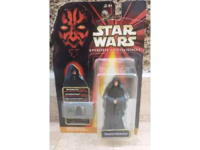 LOTE 073 - 01 HASBRO - STAR WARS EPISÓDIO 1 - FIGURA DARTH SIDIOUS - CHIP DE TECNOLOGIA DE COMUNICAÇÃO (LACRADO) . (NO ESTADO) ATENÇÃO! FAZER A VISITAÇÃO ANTES DE ARREMATAR, NÃO SABEMOS SE FUNCIONA, LEILÃO NÃO TEM GARANTIA E NEM DEVOLUÇÃO, SUJEITO A POSSÍVEIS AVARIAS VISÍVEIS/OCULTAS E/OU AUSÊNCIA DE COMPONENTES.