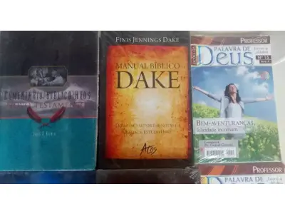 LOTE 075 - 01 LOTE LIVROS ESTUDO DE TEOLOGIAS NOVOS SEM USO. (NO ESTADO) ATENÇÃO! FAZER A VISITAÇÃO ANTES DE ARREMATAR, NÃO SABEMOS SE FUNCIONA, LEILÃO NÃO TEM GARANTIA E NEM DEVOLUÇÃO, SUJEITO A POSSÍVEIS AVARIAS VISÍVEIS/OCULTAS E/OU AUSÊNCIA DE COMPONENTES.