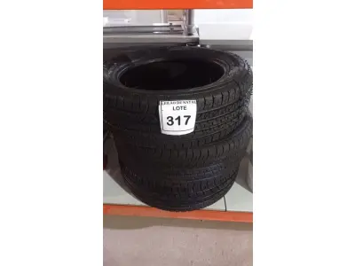 LOTE 317 - 03 PNEUS REMOLD 195/55 R16. (NO ESTADO) ATENÇÃO! FAZER A VISITAÇÃO ANTES DE ARREMATAR, NÃO SABEMOS SE FUNCIONA, LEILÃO NÃO TEM GARANTIA E NEM DEVOLUÇÃO, SUJEITO A POSSÍVEIS AVARIAS VISÍVEIS/OCULTAS E/OU AUSÊNCIA DE COMPONENTES.