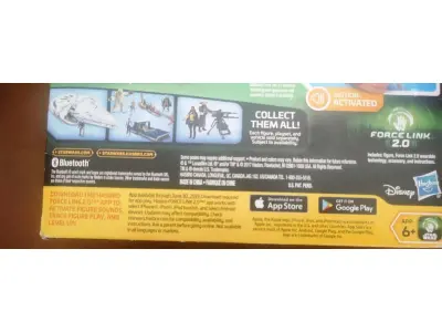 LOTE 126 - 01 STAR WARS STARTER SET FORCE LINK 2.0 HAN SOLO STARTER SET NOVO N CAIXA LACRADO,.ITEM COMPRADO EM GARAGEM DE ANTIGUIDADES NOS EUA. (NO ESTADO) ATENÇÃO! FAZER A VISITAÇÃO ANTES DE ARREMATAR, NÃO SABEMOS SE FUNCIONA, LEILÃO NÃO TEM GARANTIA E NEM DEVOLUÇÃO, SUJEITO A POSSÍVEIS AVARIAS VISÍVEIS/OCULTAS E/OU AUSÊNCIA DE COMPONENTES.