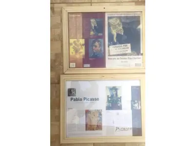 LOTE 410 - 01 LOTE COM QUADROS ANTIGOS. (NO ESTADO) ATENÇÃO! FAZER A VISITAÇÃO ANTES DE ARREMATAR, NÃO SABEMOS SE FUNCIONA, LEILÃO NÃO TEM GARANTIA E NEM DEVOLUÇÃO, SUJEITO A POSSÍVEIS AVARIAS VISÍVEIS/OCULTAS E/OU AUSÊNCIA DE COMPONENTES.