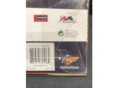 LOTE 178 - 01 RARA MINIATURA NASCAR 1:24 STOCK CAR #42 JUAN PABLO MONTOYA ( EMBALAGEM ORIGINAL/FECHADA), COMPRADO EM GARAGENS DE ANTIGUIDADES NOS EUA. (NO ESTADO) ATENÇÃO! FAZER A VISITAÇÃO ANTES DE ARREMATAR, NÃO SABEMOS SE FUNCIONA, LEILÃO NÃO TEM GARANTIA E NEM DEVOLUÇÃO, SUJEITO A POSSÍVEIS AVARIAS VISÍVEIS/OCULTAS E/OU AUSÊNCIA DE COMPONENTES.