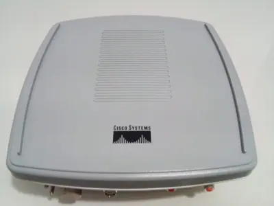 01 PONTE DE PONTO DE ACESSO, CISCO AERONET BR 1310G. (NO ESTADO) ATENÇÃO! FAZER A VISITAÇÃO ANTES DE ARREMATAR, NÃO SABEMOS SE FUNCIONA, LEILÃO NÃO TEM GARANTIA E NEM DEVOLUÇÃO, SUJEITO A POSSÍVEIS AVARIAS VISÍVEIS/OCULTAS E/OU AUSÊNCIA DE COMPONENTES.