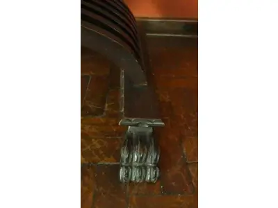 LOTE 170 - 01 RARA CADEIRA SAVANAROLA DA DÉCADA DE 70 - MEDIDA: 93X55X75. (NO ESTADO) ATENÇÃO! FAZER A VISITAÇÃO ANTES DE ARREMATAR, NÃO SABEMOS SE FUNCIONA, LEILÃO NÃO TEM GARANTIA E NEM DEVOLUÇÃO, SUJEITO A POSSÍVEIS AVARIAS VISÍVEIS/OCULTAS E/OU AUSÊNCIA DE COMPONENTES.