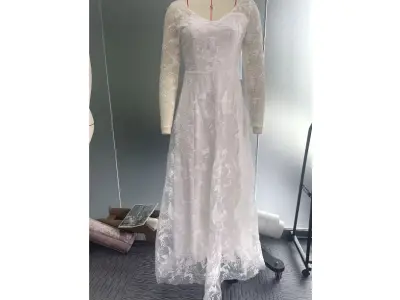 01 VESTIDO DE FESTA DE MANGA LONGA PERSPECTIVA DE COR SÓLIDA CIVIL BRANCO. (NO ESTADO) ATENÇÃO! FAZER A VISITAÇÃO ANTES DE ARREMATAR, NÃO SABEMOS SE FUNCIONA, LEILÃO NÃO TEM GARANTIA E NEM DEVOLUÇÃO, SUJEITO A POSSÍVEIS AVARIAS VISÍVEIS/OCULTAS E/OU AUSÊNCIA DE COMPONENTES.