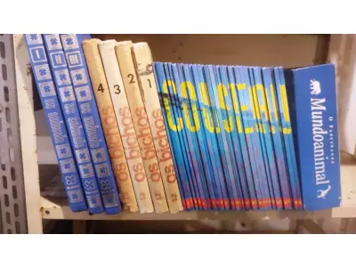 LOTE 504 - 01 LOTE DE LIVROS ANTIGOS SOBRE NATUREZA E ANIMAIS. (NO ESTADO) ATENÇÃO! FAZER A VISITAÇÃO ANTES DE ARREMATAR, NÃO SABEMOS SE FUNCIONA, LEILÃO NÃO TEM GARANTIA E NEM DEVOLUÇÃO, SUJEITO A POSSÍVEIS AVARIAS VISÍVEIS/OCULTAS E/OU AUSÊNCIA DE COMPONENTES.