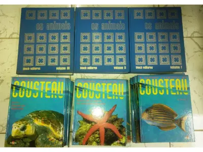 LOTE 504 - 01 LOTE DE LIVROS ANTIGOS SOBRE NATUREZA E ANIMAIS. (NO ESTADO) ATENÇÃO! FAZER A VISITAÇÃO ANTES DE ARREMATAR, NÃO SABEMOS SE FUNCIONA, LEILÃO NÃO TEM GARANTIA E NEM DEVOLUÇÃO, SUJEITO A POSSÍVEIS AVARIAS VISÍVEIS/OCULTAS E/OU AUSÊNCIA DE COMPONENTES.