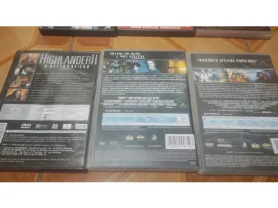 LOTE 454 - 01 LOTE FILMES TODOS DVDS ORIGINAIS ANTIGOS. (NO ESTADO) ATENÇÃO! FAZER A VISITAÇÃO ANTES DE ARREMATAR, NÃO SABEMOS SE FUNCIONA, LEILÃO NÃO TEM GARANTIA E NEM DEVOLUÇÃO, SUJEITO A POSSÍVEIS AVARIAS VISÍVEIS/OCULTAS E/OU AUSÊNCIA DE COMPONENTES.