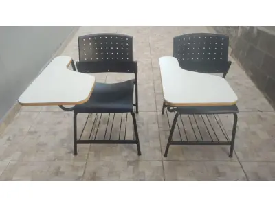 LOTE 515 - 01 LOTE CONTENDO 10 CADEIRAS UNIVERSITÁRIAS  BEM REFORÇADAS  ÓTIMO ESTADO. (NO ESTADO) ATENÇÃO! FAZER A VISITAÇÃO ANTES DE ARREMATAR, NÃO SABEMOS SE FUNCIONA, LEILÃO NÃO TEM GARANTIA E NEM DEVOLUÇÃO, SUJEITO A POSSÍVEIS AVARIAS VISÍVEIS/OCULTAS E/OU AUSÊNCIA DE COMPONENTES.