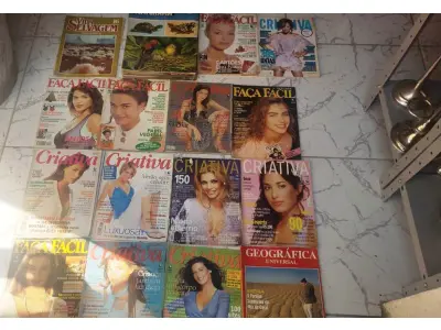 01 LOTE COM 105 REVISTAS ANTIGAS. (NO ESTADO) ATENÇÃO! FAZER A VISITAÇÃO ANTES DE ARREMATAR, NÃO SABEMOS SE FUNCIONA, LEILÃO NÃO TEM GARANTIA E NEM DEVOLUÇÃO, SUJEITO A POSSÍVEIS AVARIAS VISÍVEIS/OCULTAS E/OU AUSÊNCIA DE COMPONENTES.