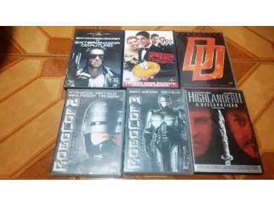 01 LOTE FILMES TODOS DVDS ORIGINAIS ANTIGOS. (NO ESTADO) ATENÇÃO! FAZER A VISITAÇÃO ANTES DE ARREMATAR, NÃO SABEMOS SE FUNCIONA, LEILÃO NÃO TEM GARANTIA E NEM DEVOLUÇÃO, SUJEITO A POSSÍVEIS AVARIAS VISÍVEIS/OCULTAS E/OU AUSÊNCIA DE COMPONENTES.