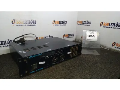LOTE 034 - 01 AMPLIFICADOR DE POTÊNCIA MODELO OP 2200 MARCA ONEAL. (NO ESTADO) ATENÇÃO! FAZER A VISITAÇÃO ANTES DE ARREMATAR, NÃO SABEMOS SE FUNCIONA. LEILÃO NÃO TEM GARANTIA E NEM DEVOLUÇÃO, SUJEITO A POSSÍVEIS AVARIAS VISÍVEIS/OCULTAS E/OU AUSÊNCIA DE COMPONENTES.