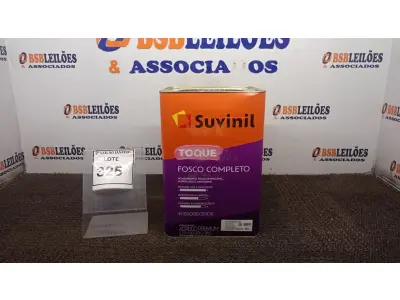 LOTE 325 - 01 BALDE DE TINTA ACRÍLICA DE 18L ACABAMENTO FOSCO BRANCO NEVE MARCA SUVINIL. (NO ESTADO) ATENÇÃO! FAZER A VISITAÇÃO ANTES DE ARREMATAR, NÃO SABEMOS SE FUNCIONA. LEILÃO NÃO TEM GARANTIA E NEM DEVOLUÇÃO, SUJEITO A POSSÍVEIS AVARIAS VISÍVEIS/OCULTAS E/OU AUSÊNCIA DE COMPONENTES.