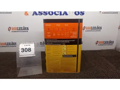 LOTE 308 - 01 LATA DE TINTA PISOS EXTERIOR/INTERIOR 18L NA COR FOSCO CINZA ESCURO MARCA SUVINIL. (NO ESTADO) ATENÇÃO! FAZER A VISITAÇÃO ANTES DE ARREMATAR, NÃO SABEMOS SE FUNCIONA, LEILÃO NÃO TEM GARANTIA E NEM DEVOLUÇÃO, SUJEITO A POSSÍVEIS AVARIAS VISÍVEIS/OCULTAS E/OU AUSÊNCIA DE COMPONENTES.