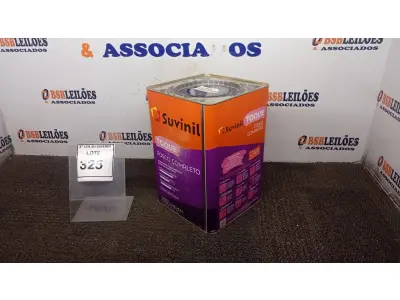 LOTE 325 - 01 BALDE DE TINTA ACRÍLICA DE 18L ACABAMENTO FOSCO BRANCO NEVE MARCA SUVINIL. (NO ESTADO) ATENÇÃO! FAZER A VISITAÇÃO ANTES DE ARREMATAR, NÃO SABEMOS SE FUNCIONA. LEILÃO NÃO TEM GARANTIA E NEM DEVOLUÇÃO, SUJEITO A POSSÍVEIS AVARIAS VISÍVEIS/OCULTAS E/OU AUSÊNCIA DE COMPONENTES.