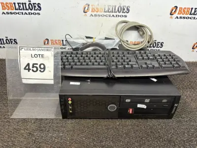 01 CPU INFORWAY 4GB HD 500, 01 MOUSE, 01 TECLADO , 01 BASE DE CPU, 01 CABO DE FORÇA. (NO ESTADO) ATENÇÃO! FAZER A VISITAÇÃO ANTES DE ARREMATAR, NÃO SABEMOS SE FUNCIONA. LEILÃO NÃO TEM GARANTIA E NEM DEVOLUÇÃO, SUJEITO A POSSÍVEIS AVARIAS VISÍVEIS/OCULTAS E/OU AUSÊNCIA DE COMPONENTES.