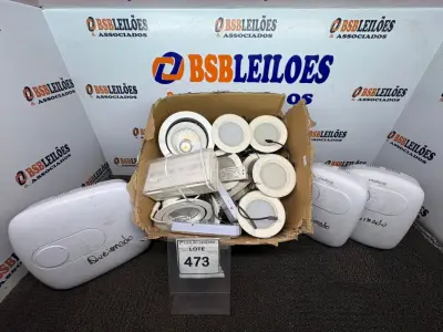 03 CENTRAIS TELEFÔNICAS E VÁRIAS LUMINÁRIAS DE MARCAS E MODELOS DIVERSOS. (NO ESTADO) ATENÇÃO! FAZER A VISITAÇÃO ANTES DE ARREMATAR, NÃO SABEMOS SE FUNCIONA, LEILÃO NÃO TEM GARANTIA E NEM DEVOLUÇÃO, SUJEITO A POSSÍVEIS AVARIAS VISÍVEIS/OCULTAS E/OU AUSÊNCIA DE COMPONENTES.