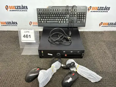 01 CPU INFORWAY 4GB HD 500, 01 MOUSE, 01 TECLADO , 01BASE DE CPU, 01 CABO DE FORÇA. (NO ESTADO) ATENÇÃO! FAZER A VISITAÇÃO ANTES DE ARREMATAR, NÃO SABEMOS SE FUNCIONA. LEILÃO NÃO TEM GARANTIA E NEM DEVOLUÇÃO, SUJEITO A POSSÍVEIS AVARIAS VISÍVEIS/OCULTAS E/OU AUSÊNCIA DE COMPONENTES.