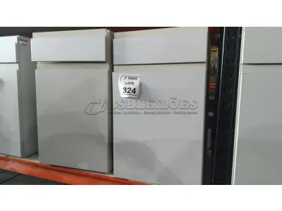 02 ARMÁRIOS PARA CPU COM 01 PORTA E 01 GAVETA. (NO ESTADO) ATENÇÃO! FAZER A VISITAÇÃO ANTES DE ARREMATAR, NÃO SABEMOS SE FUNCIONA, LEILÃO NÃO TEM GARANTIA E NEM DEVOLUÇÃO, SUJEITO A POSSÍVEIS AVARIAS VISÍVEIS/OCULTAS E/OU AUSÊNCIA DE COMPONENTES.