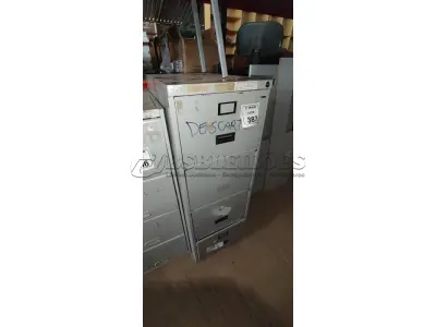 01 ARQUIVO DE AÇO COM 04 GAVETAS. (NO ESTADO) ATENÇÃO! FAZER A VISITAÇÃO ANTES DE ARREMATAR, NÃO SABEMOS SE FUNCIONA, LEILÃO NÃO TEM GARANTIA E NEM DEVOLUÇÃO, SUJEITO A POSSÍVEIS AVARIAS VISÍVEIS/OCULTAS E/OU AUSÊNCIA DE COMPONENTES.