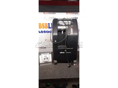 01 CONCENTRADOR DE OXIGÊNIO MODELO 525PS MARCA DRIVE DEVILBISS HEALTHCARE. (NO ESTADO) ATENÇÃO! FAZER A VISITAÇÃO ANTES DE ARREMATAR, NÃO SABEMOS SE FUNCIONA, LEILÃO NÃO TEM GARANTIA E NEM DEVOLUÇÃO, SUJEITO A POSSÍVEIS AVARIAS VISÍVEIS/OCULTAS E/OU AUSÊNCIA DE COMPONENTES.