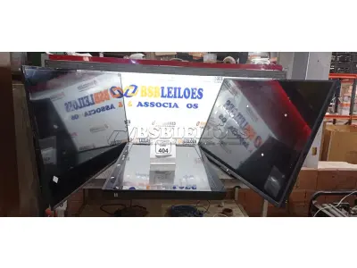 01 TV LCD 49’’ MARCA SONY E 01 TV LCD 49’’ MARCA SAMSUNG PARA RETIRADA DE PEÇAS. (NO ESTADO) ATENÇÃO! FAZER A VISITAÇÃO ANTES DE ARREMATAR, NÃO SABEMOS SE FUNCIONA, LEILÃO NÃO TEM GARANTIA E NEM DEVOLUÇÃO, SUJEITO A POSSÍVEIS AVARIAS VISÍVEIS/OCULTAS E/OU AUSÊNCIA DE COMPONENTES.