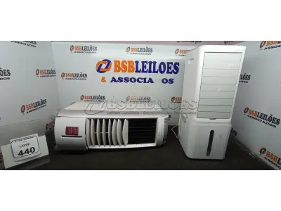 02 CLIMATIZADORES DE AR MARCAS CADENCE E ELECTROLUX. (NO ESTADO) ATENÇÃO! FAZER A VISITAÇÃO ANTES DE ARREMATAR, NÃO SABEMOS SE FUNCIONA, LEILÃO NÃO TEM GARANTIA E NEM DEVOLUÇÃO, SUJEITO A POSSÍVEIS AVARIAS VISÍVEIS/OCULTAS E/OU AUSÊNCIA DE COMPONENTES.