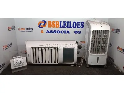 02 CLIMATIZADORES DE AR 220V MARCAS LENOXX E BRITÂNIA. (NO ESTADO) ATENÇÃO! FAZER A VISITAÇÃO ANTES DE ARREMATAR, NÃO SABEMOS SE FUNCIONA, LEILÃO NÃO TEM GARANTIA E NEM DEVOLUÇÃO, SUJEITO A POSSÍVEIS AVARIAS VISÍVEIS/OCULTAS E/OU AUSÊNCIA DE COMPONENTES.