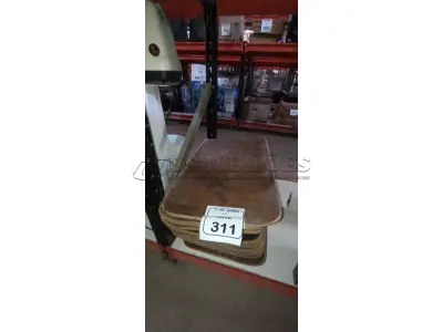 20 PLACAS DE MADEIRA. (NO ESTADO) ATENÇÃO! FAZER A VISITAÇÃO ANTES DE ARREMATAR, NÃO SABEMOS SE FUNCIONA, LEILÃO NÃO TEM GARANTIA E NEM DEVOLUÇÃO, SUJEITO A POSSÍVEIS AVARIAS VISÍVEIS/OCULTAS E/OU AUSÊNCIA DE COMPONENTES.