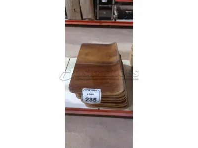 20 PLACAS DE MADEIRA. (NO ESTADO) ATENÇÃO! FAZER A VISITAÇÃO ANTES DE ARREMATAR, NÃO SABEMOS SE FUNCIONA, LEILÃO NÃO TEM GARANTIA E NEM DEVOLUÇÃO, SUJEITO A POSSÍVEIS AVARIAS VISÍVEIS/OCULTAS E/OU AUSÊNCIA DE COMPONENTES.