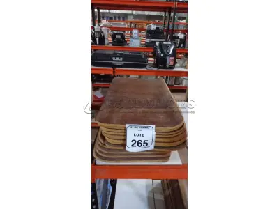 20 PLACAS DE MADEIRA. (NO ESTADO) ATENÇÃO! FAZER A VISITAÇÃO ANTES DE ARREMATAR, NÃO SABEMOS SE FUNCIONA, LEILÃO NÃO TEM GARANTIA E NEM DEVOLUÇÃO, SUJEITO A POSSÍVEIS AVARIAS VISÍVEIS/OCULTAS E/OU AUSÊNCIA DE COMPONENTES.